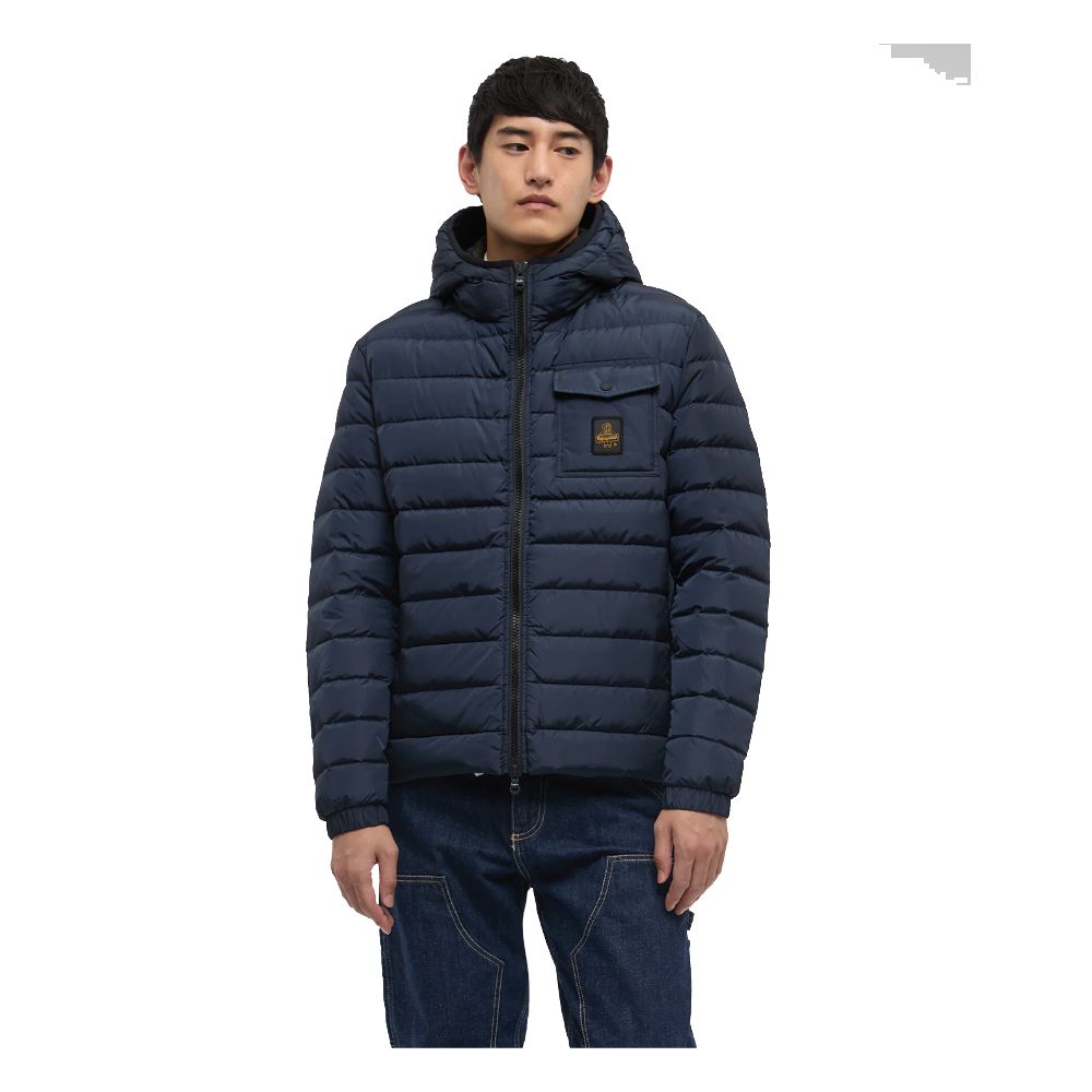 Refrigiwear Blue Nylon Men's Jacket Refrigiwear