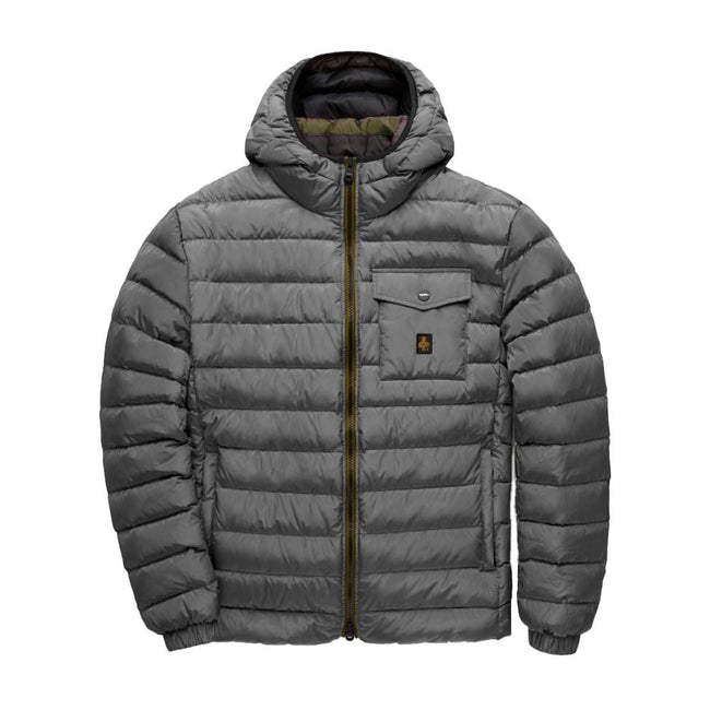 Refrigiwear Gray Nylon Men Jacket Refrigiwear