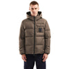 Refrigiwear Brown Nylon Men Jacket Refrigiwear