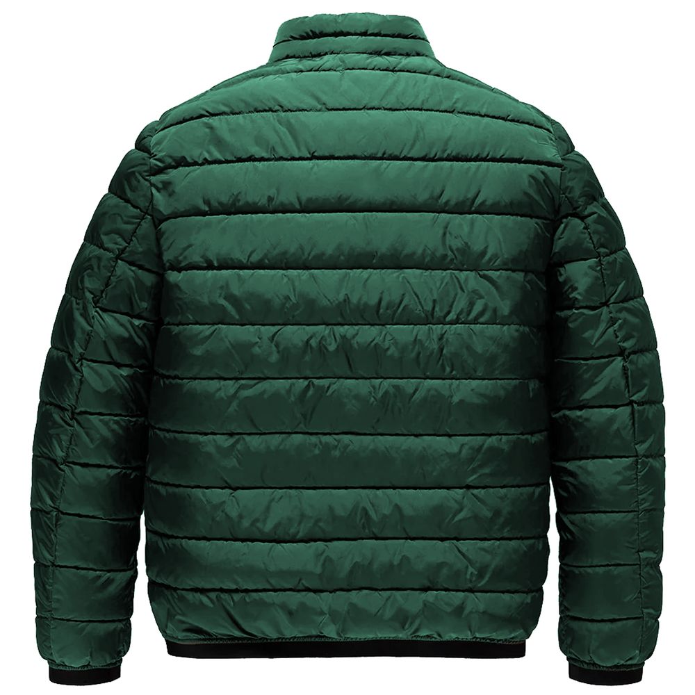 Refrigiwear Green Nylon Men Jacket Refrigiwear