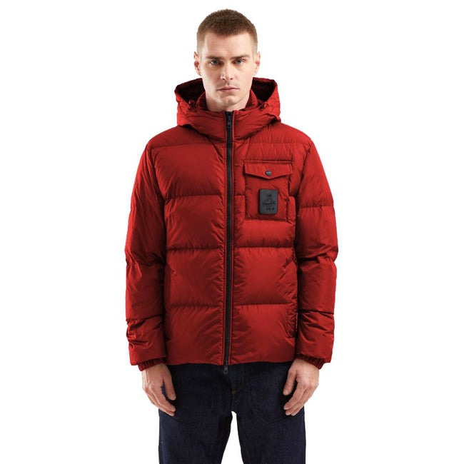 Refrigiwear Red Nylon Men's Jacket Refrigiwear