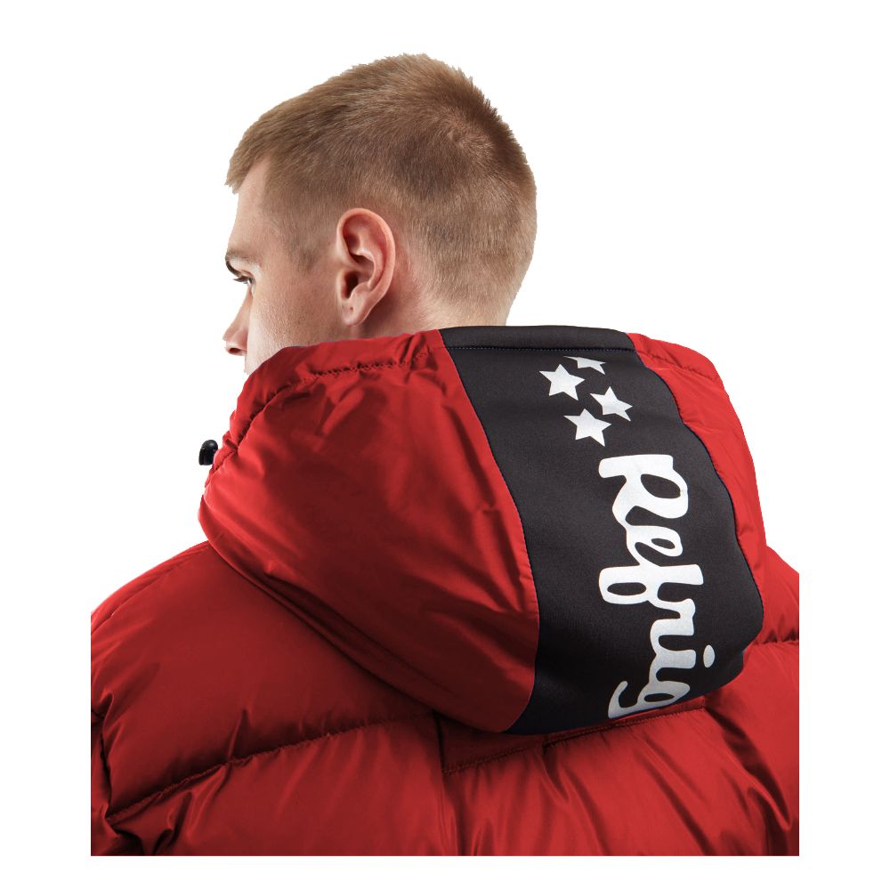 Refrigiwear Red Nylon Men's Jacket Refrigiwear