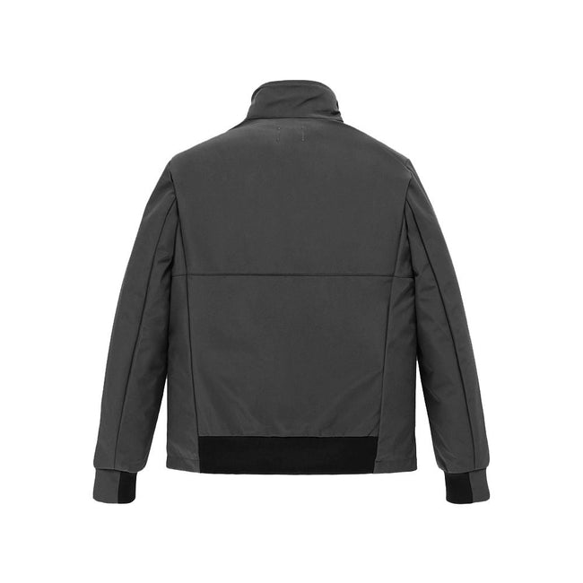 Refrigiwear Gray Nylon Men's Bomber Jacket Refrigiwear