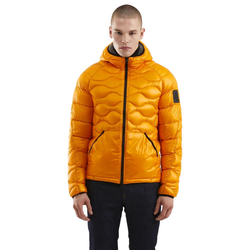 Refrigiwear Orange Nylon Men Jacket Refrigiwear