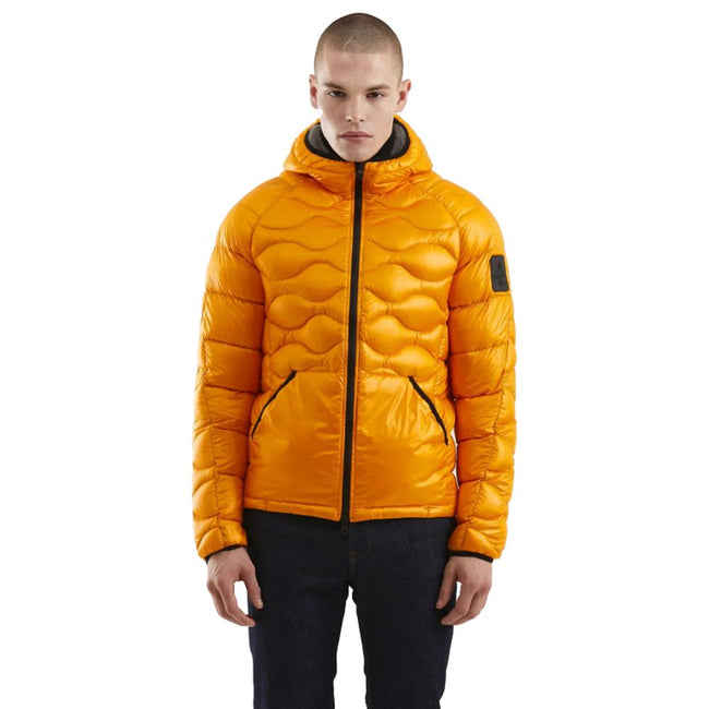 Refrigiwear Orange Nylon Men Jacket Refrigiwear