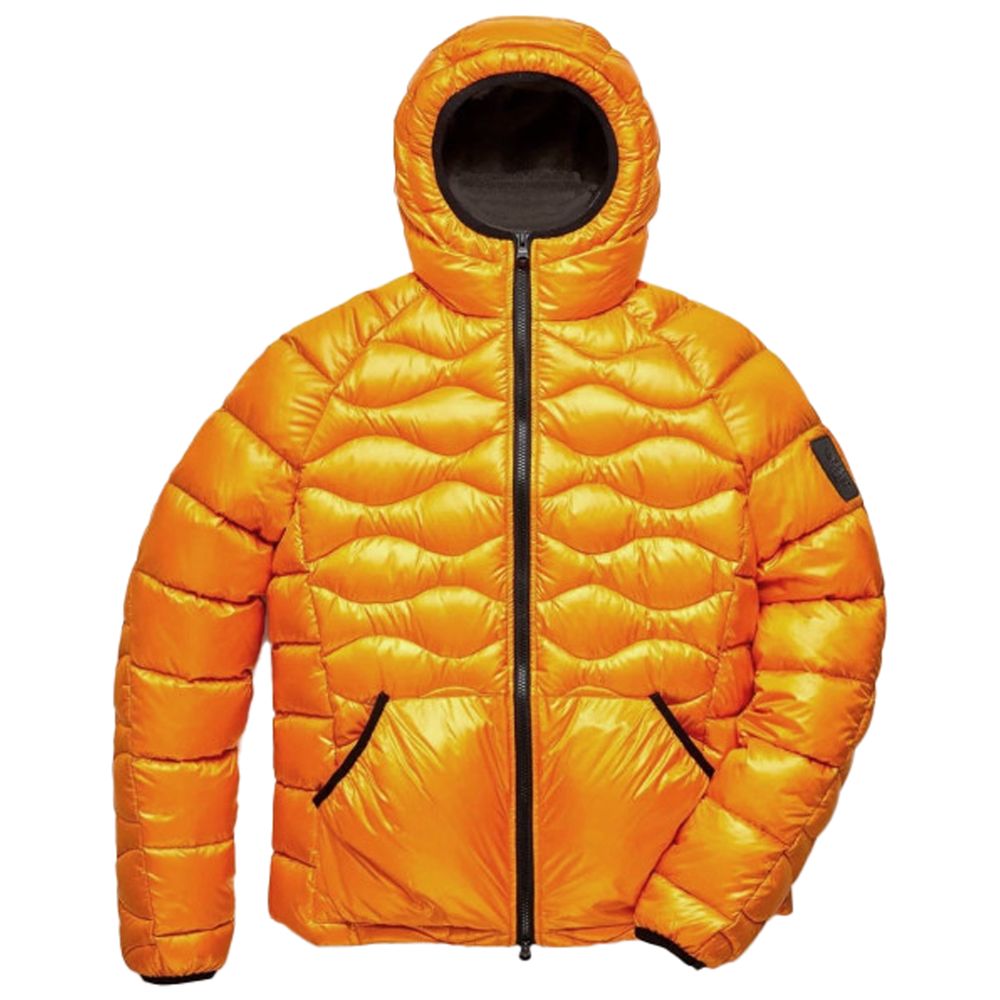 Refrigiwear Orange Nylon Men Jacket Refrigiwear