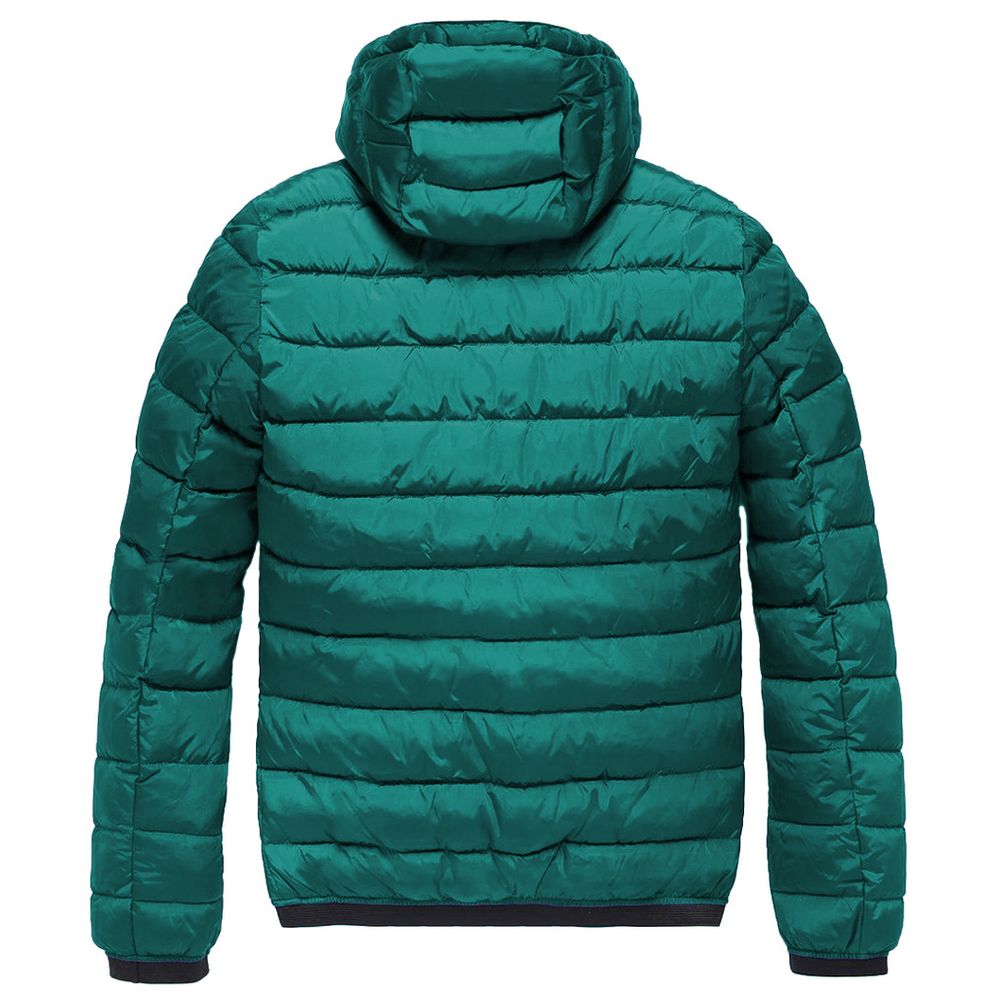 Refrigiwear Green Nylon Men Jacket Refrigiwear