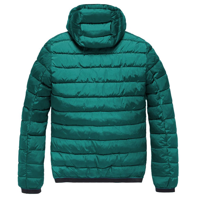 Refrigiwear Green Nylon Men Jacket Refrigiwear