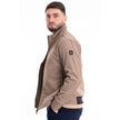 Refrigiwear Beige Nylon Men's Bomber Jacket Refrigiwear