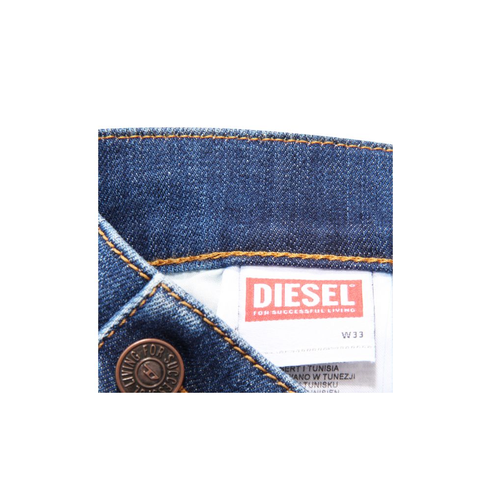 Diesel Blue Cotton Men Jeans Diesel