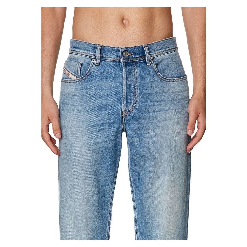 Diesel Blue Cotton Men Jeans Diesel
