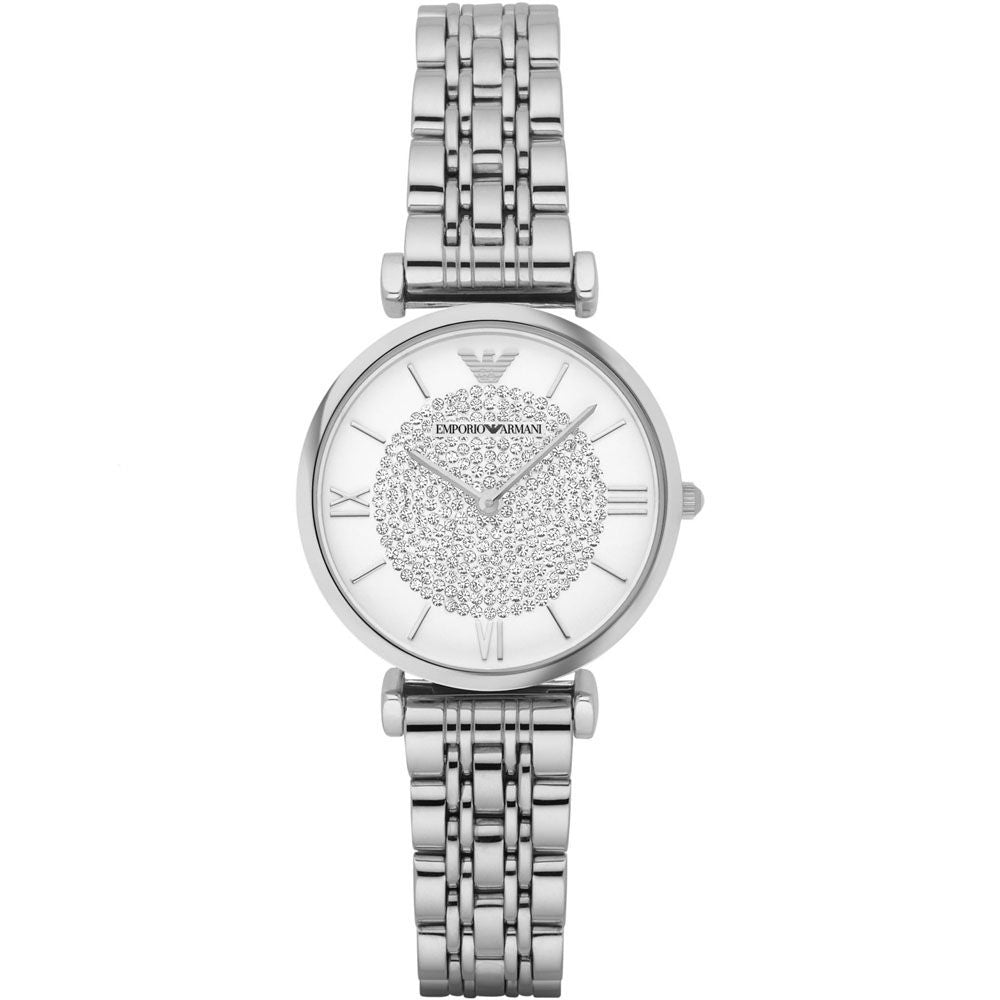 Armani Silver Stainless Steel Watch Armani