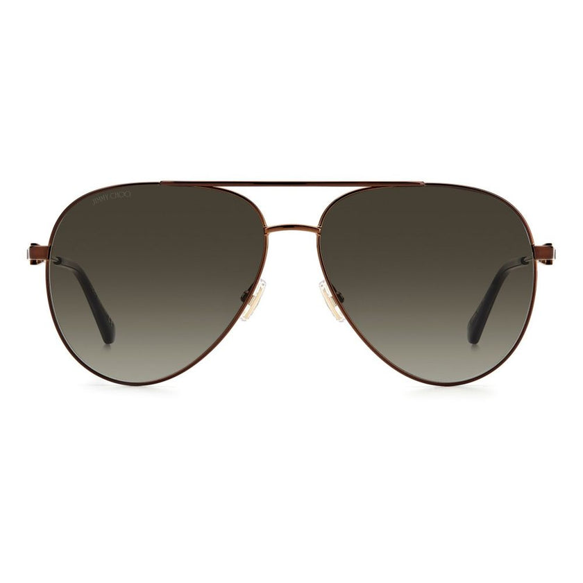 Jimmy Choo Brown Metal Sunglasses Jimmy Choo