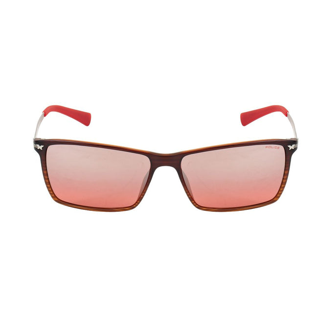 Police Red Injected Sunglasses Police