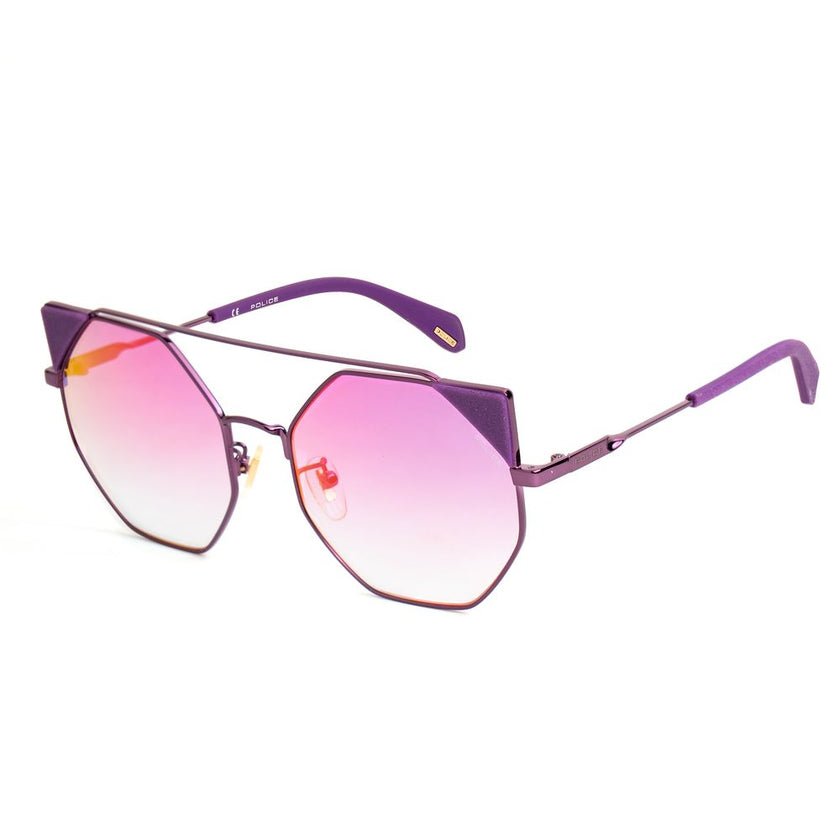 Police Purple Metal Sunglasses Police