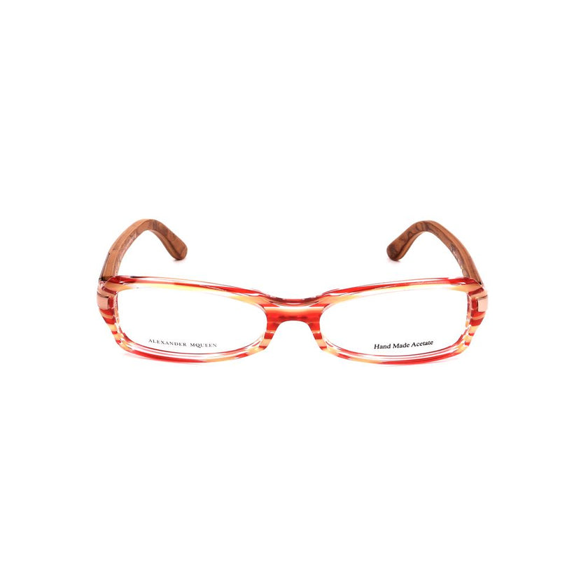 Alexander McQueen Red Acetate Glasses (Frames) Alexander McQueen