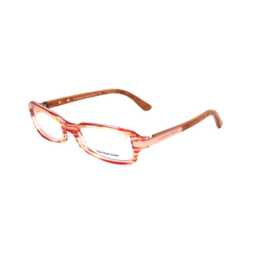 Alexander McQueen Red Acetate Glasses (Frames) Alexander McQueen