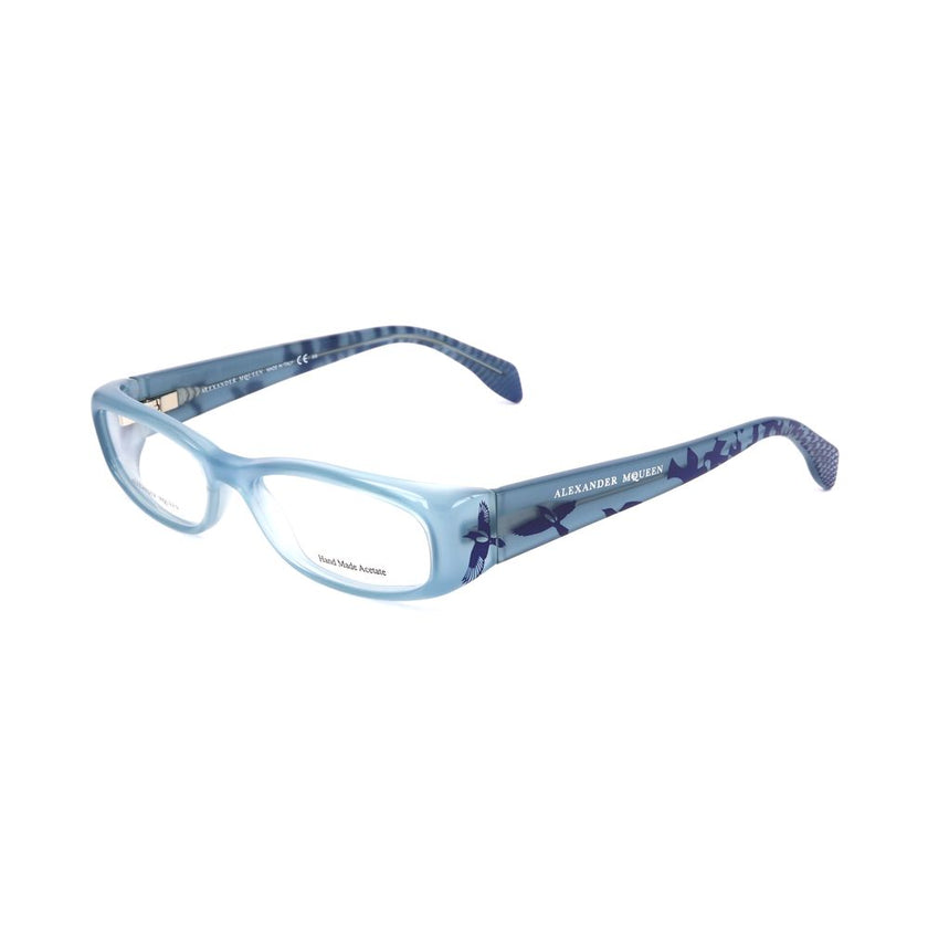 Alexander McQueen Blue Acetate Glasses (Frames) Alexander McQueen