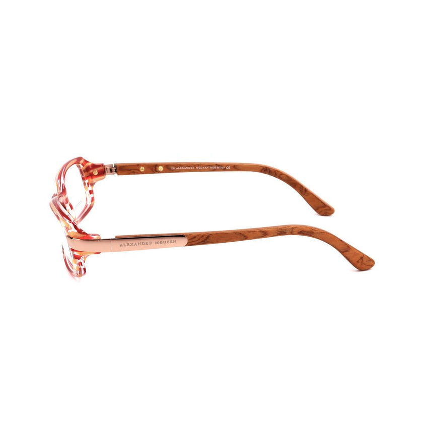 Alexander McQueen Red Acetate Glasses (Frames) Alexander McQueen