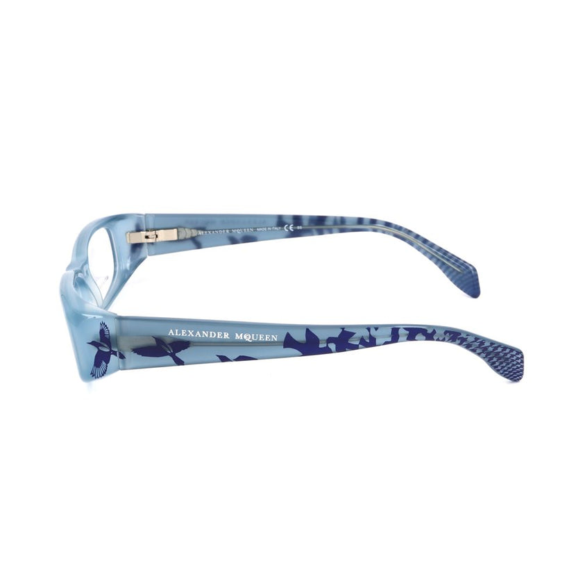 Alexander McQueen Blue Acetate Glasses (Frames) Alexander McQueen