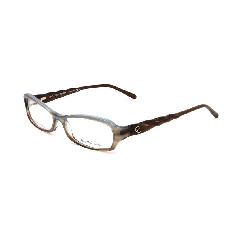 Alexander McQueen Brown Acetate Glasses (Frames) Alexander McQueen