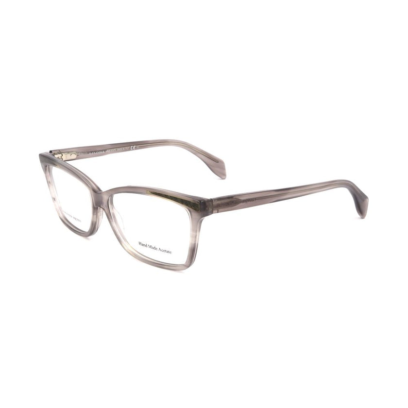 Alexander McQueen Gray Acetate Glasses (Frames) Alexander McQueen