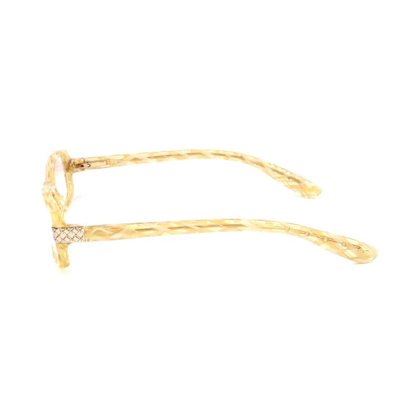 Bottega Veneta Yellow Acetate Glasses (Frames) Bottega Veneta
