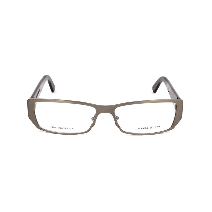 Bottega Veneta Silver Titanium Glasses (Frames) Bottega Veneta