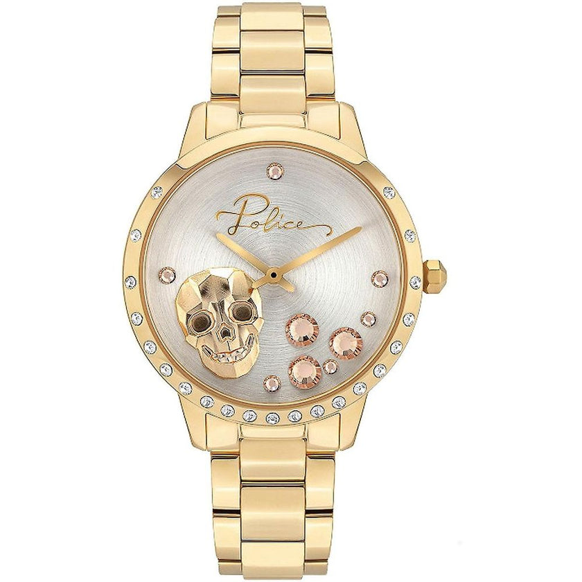 Police Gold Stainless Steel Dress Watch Police