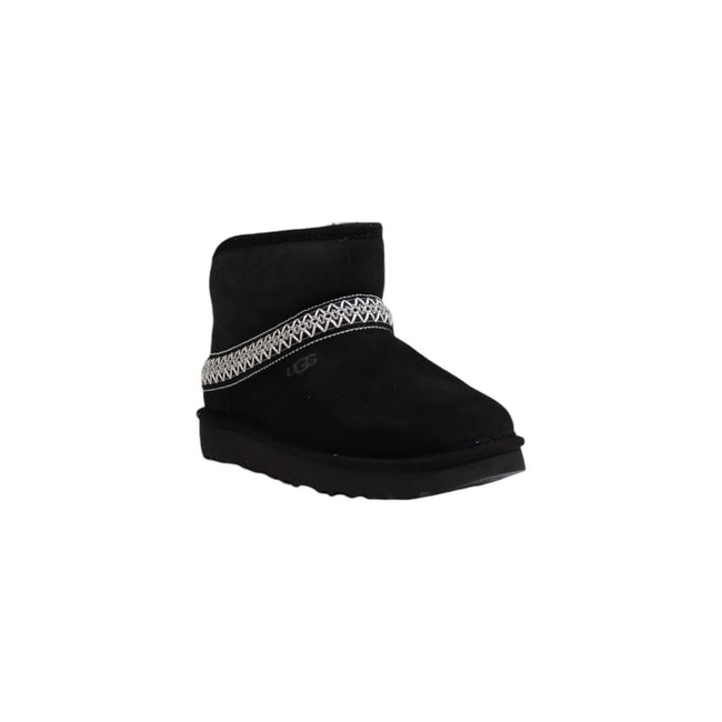 UGG Black Suede Leather Ankle UGG