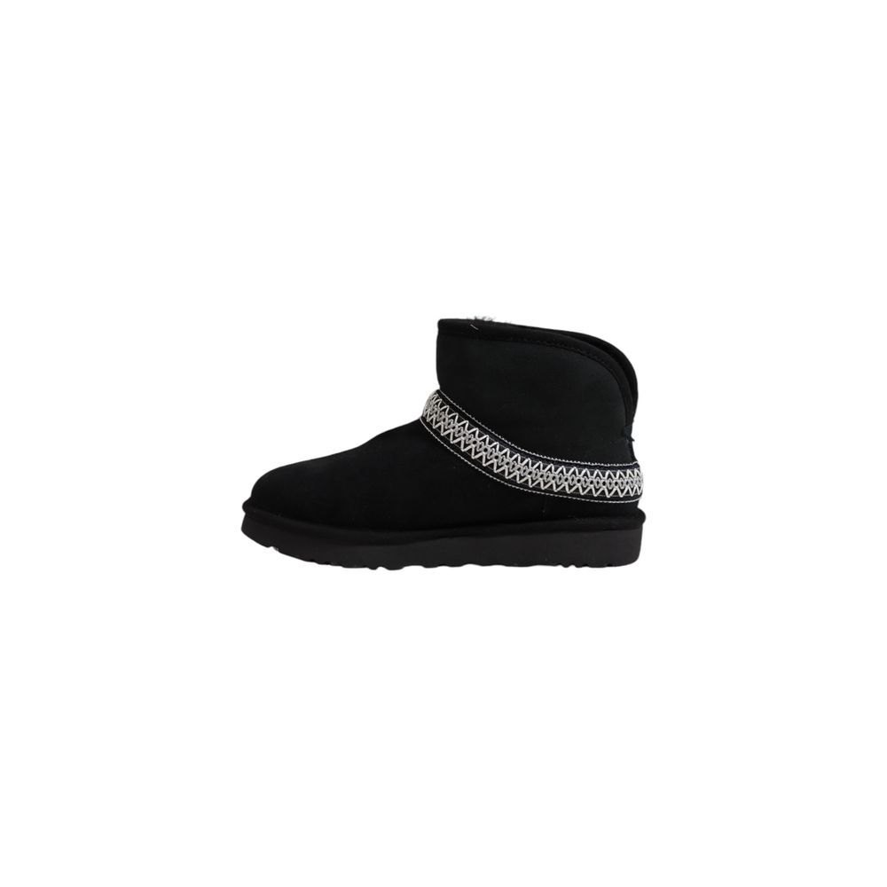 UGG Black Suede Leather Ankle UGG