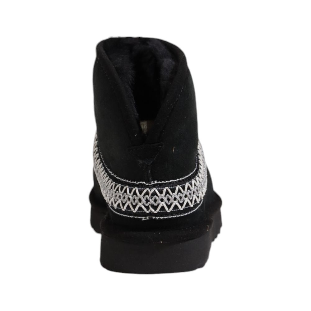 UGG Black Suede Leather Ankle UGG