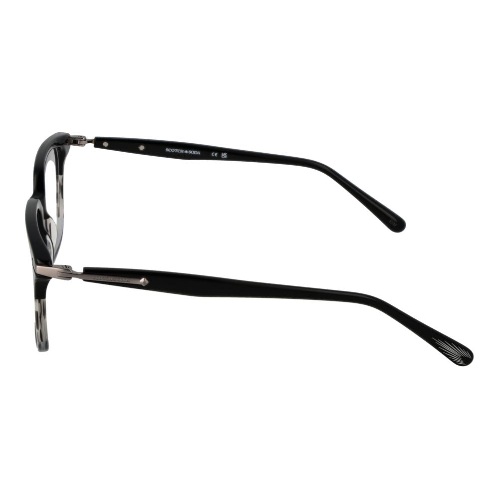 Scotch & Soda Black Men Glasses Frame Scotch & Soda
