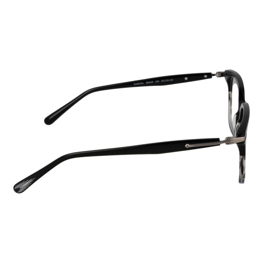 Scotch & Soda Black Men Glasses Frame Scotch & Soda