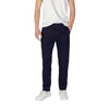 Hugo Boss Blue Cotton Skinny Pant Hugo Boss