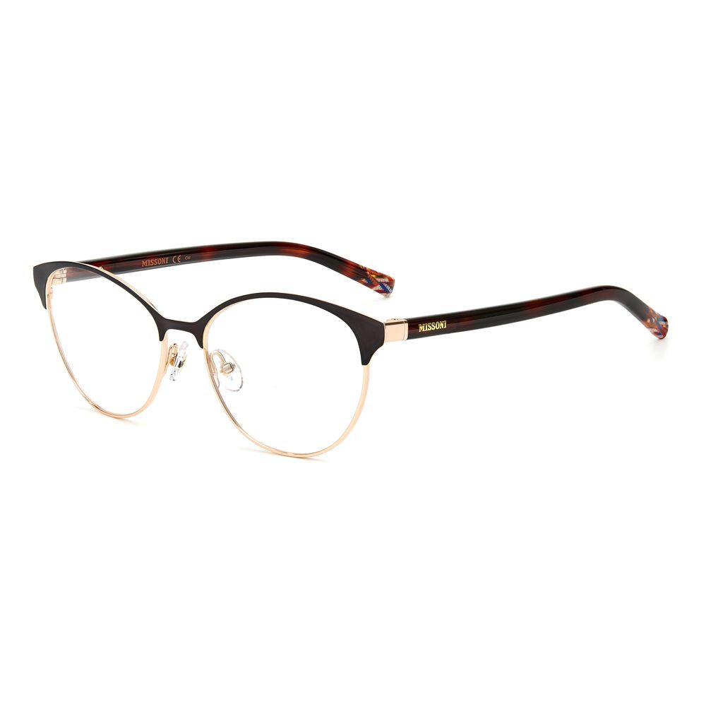 Missoni Brown Metal Frames Missoni