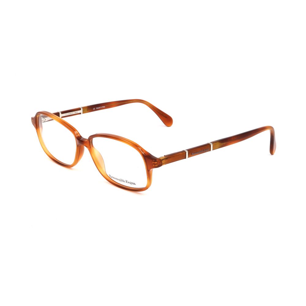 Ermenegildo Zegna Brown Plastic Frames Ermenegildo Zegna