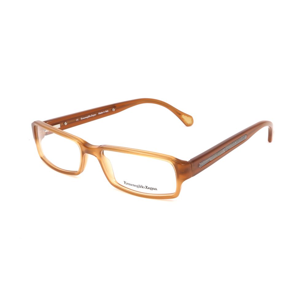 Ermenegildo Zegna Brown Plastic Frames Ermenegildo Zegna