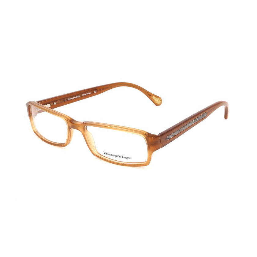 Ermenegildo Zegna Brown Plastic Glasses (Frames) Ermenegildo Zegna