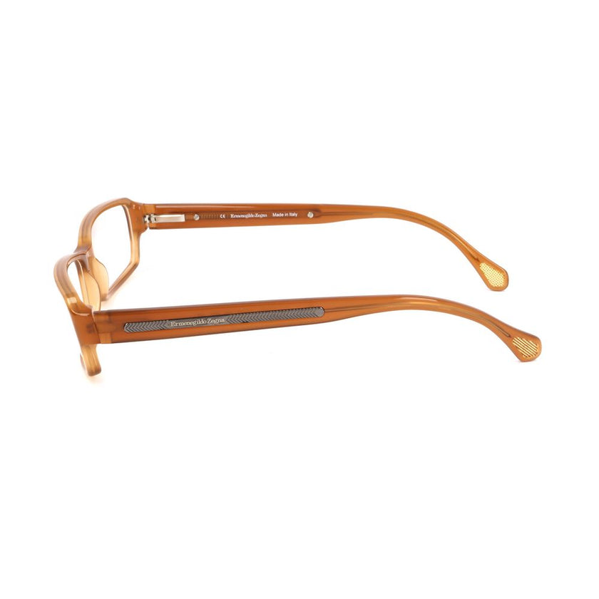 Ermenegildo Zegna Brown Plastic Glasses (Frames) Ermenegildo Zegna