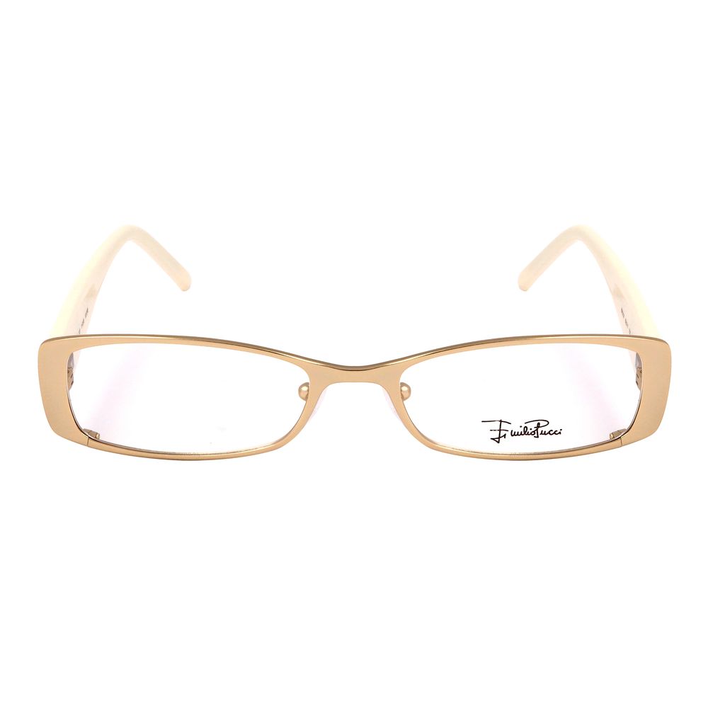 Emilio Pucci Gold Metal Frames Emilio Pucci