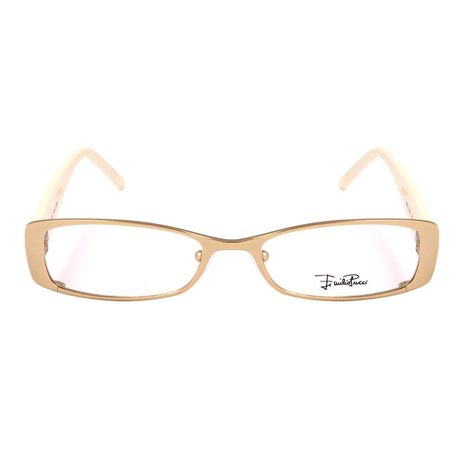 Emilio Pucci Gold Metal Frames Emilio Pucci