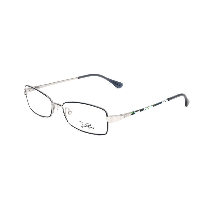 Emilio Pucci Silver Metal Glasses (Frames) Emilio Pucci