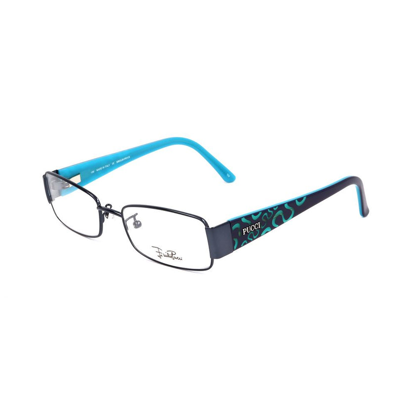 Emilio Pucci Blue Metal Glasses (Frames) Emilio Pucci