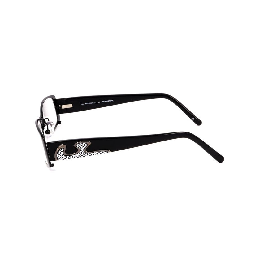 Emilio Pucci Black Metal Glasses (Frames) Emilio Pucci