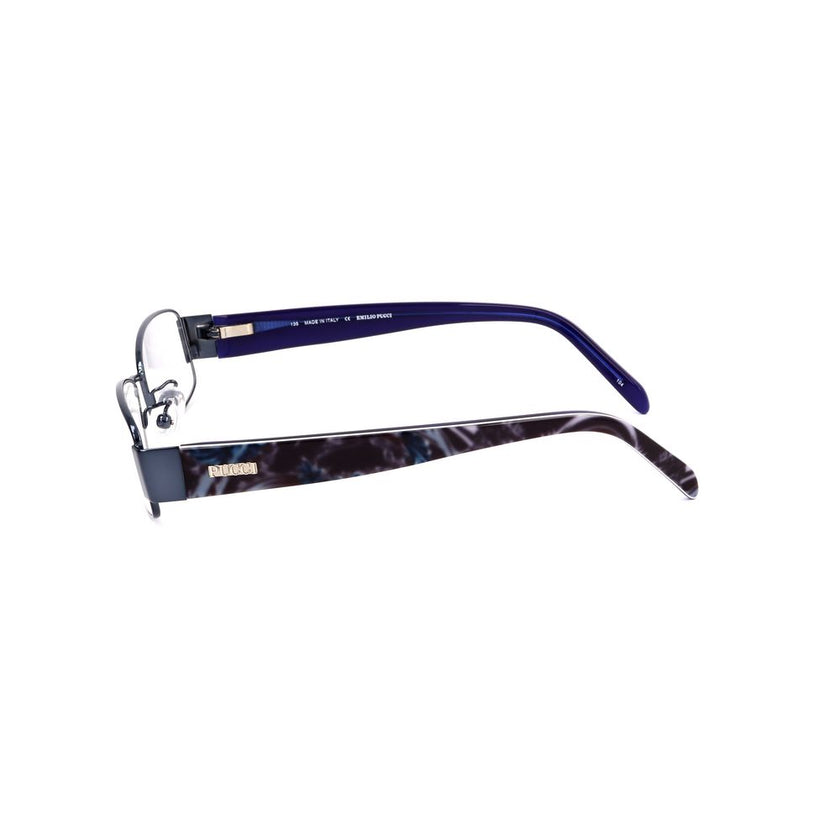 Emilio Pucci Blue Metal Glasses (Frames) Emilio Pucci