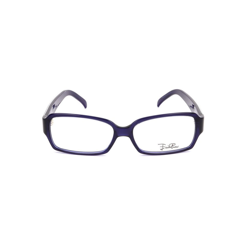 Emilio Pucci Blue Plastic Glasses (Frames) Emilio Pucci