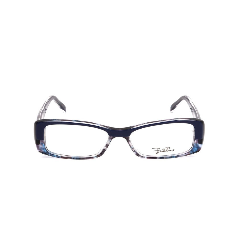 Emilio Pucci Blue Plastic Glasses (Frames) Emilio Pucci