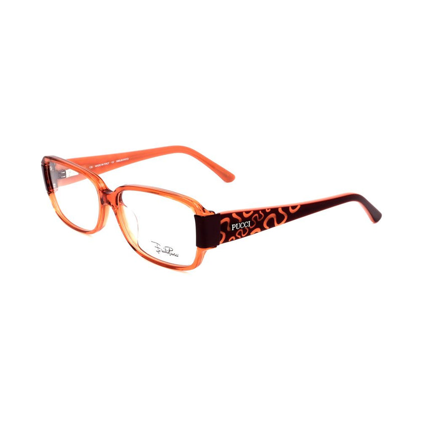 Emilio Pucci Orange Plastic Glasses (Frames) Emilio Pucci