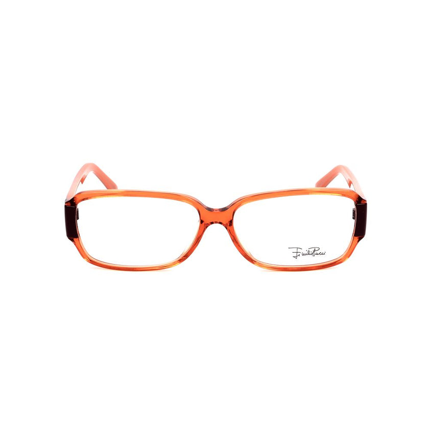 Emilio Pucci Orange Plastic Glasses (Frames) Emilio Pucci